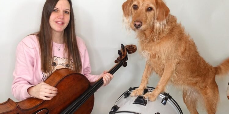 Meet Anabel, the Drumming Dog Making Music With Her Best Friend